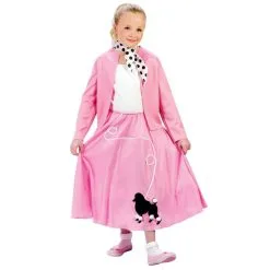 Grease Poodle Skirt And Sweater Child Costume
