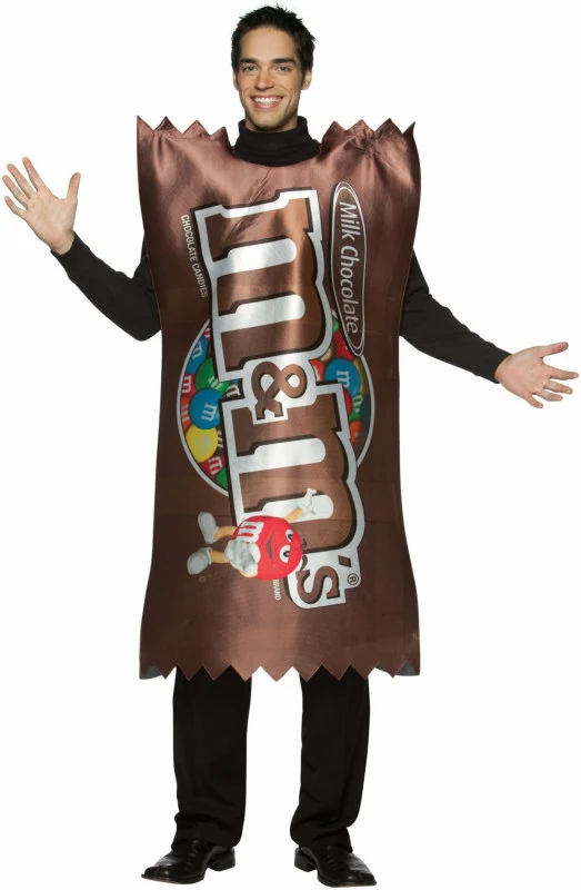 M&M's Plain Wrapper Adult Costume 1 M&M's Plain Wrapper Adult Costume
