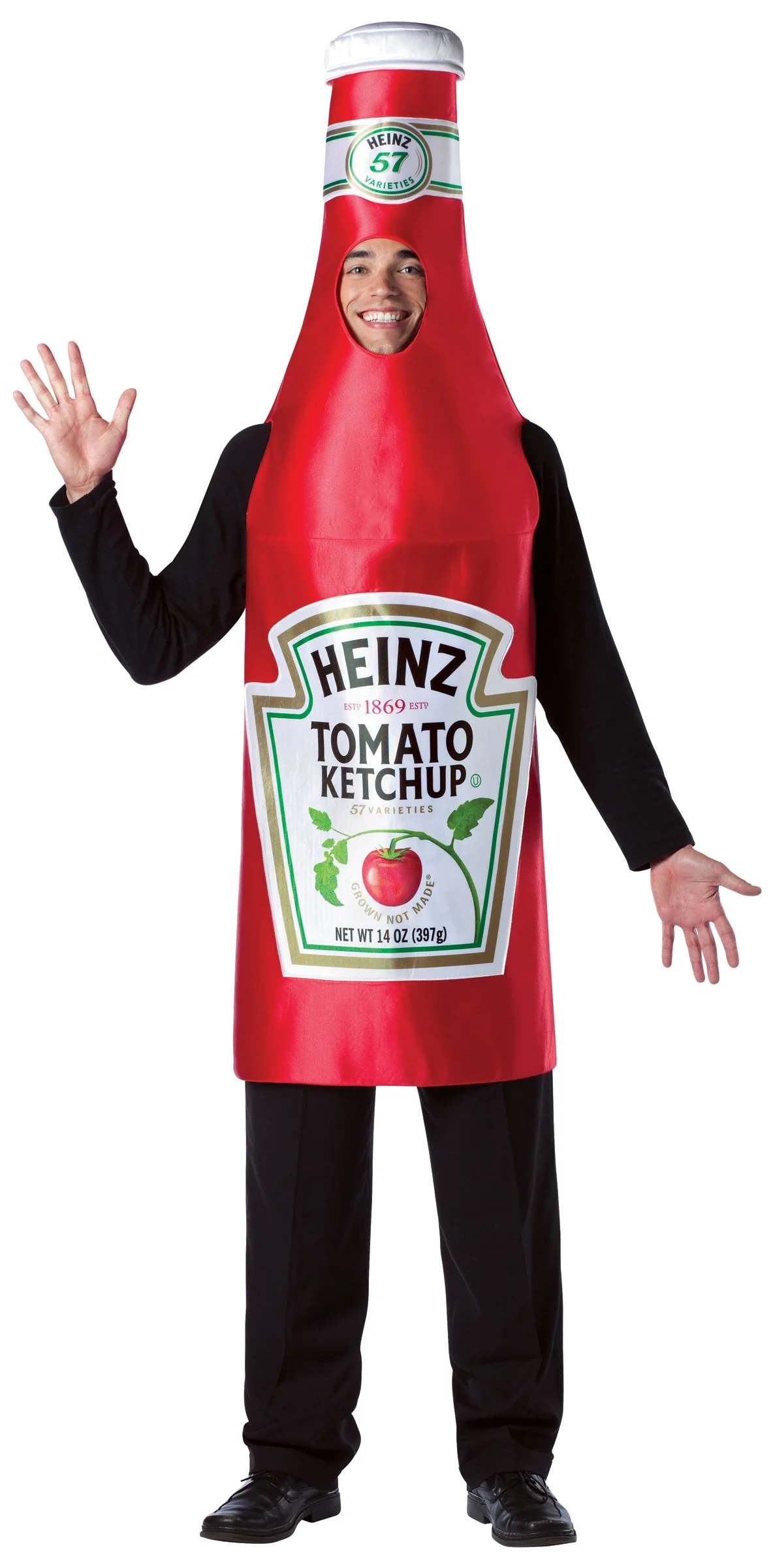Heinz Classic Ketchup Bottle Adult Costume 1 Heinz Classic Ketchup Bottle Adult Costume