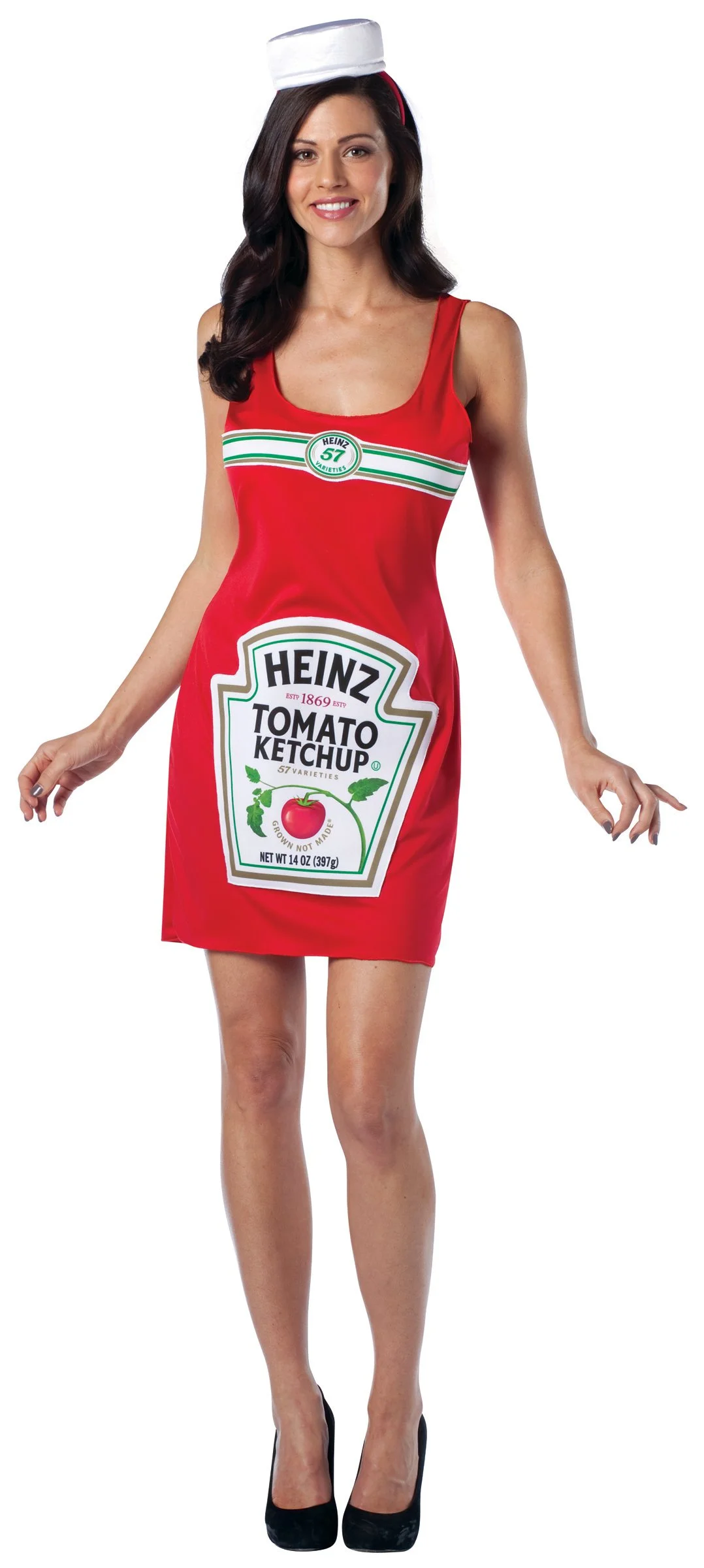 Heinz Ketchup Tank Dress Adult Costume 1 Heinz Ketchup Tank Dress Adult Costume