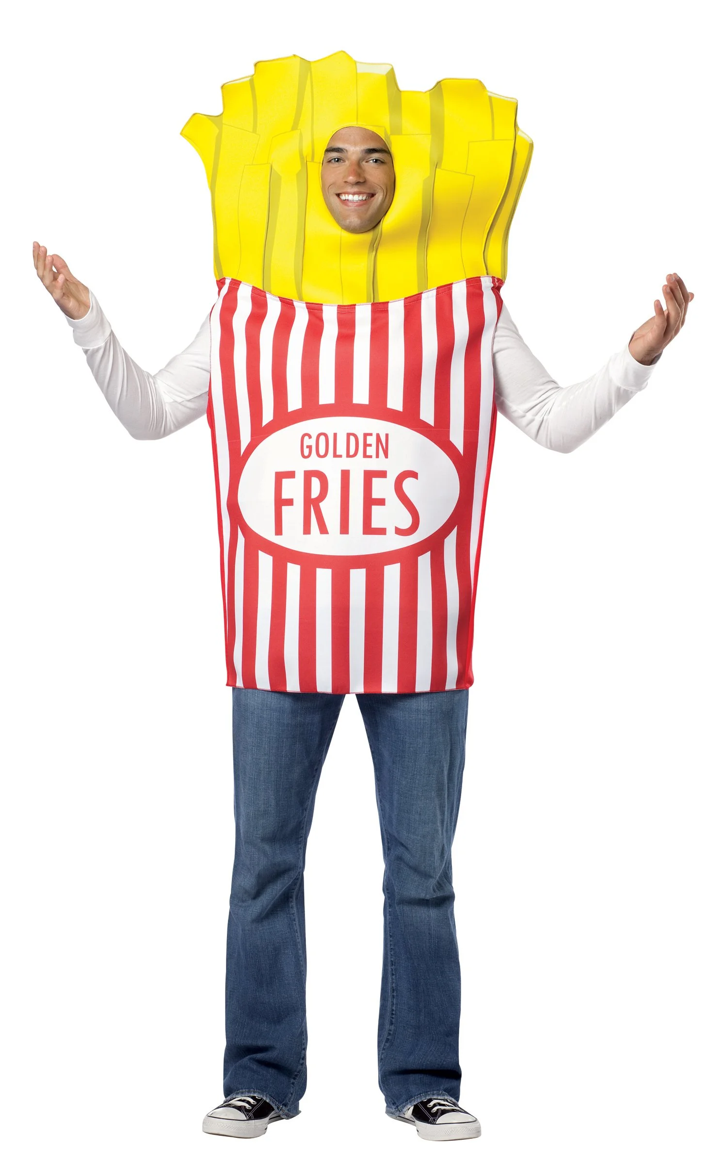 French Fries Adult Costume 1 French Fries Adult Costume