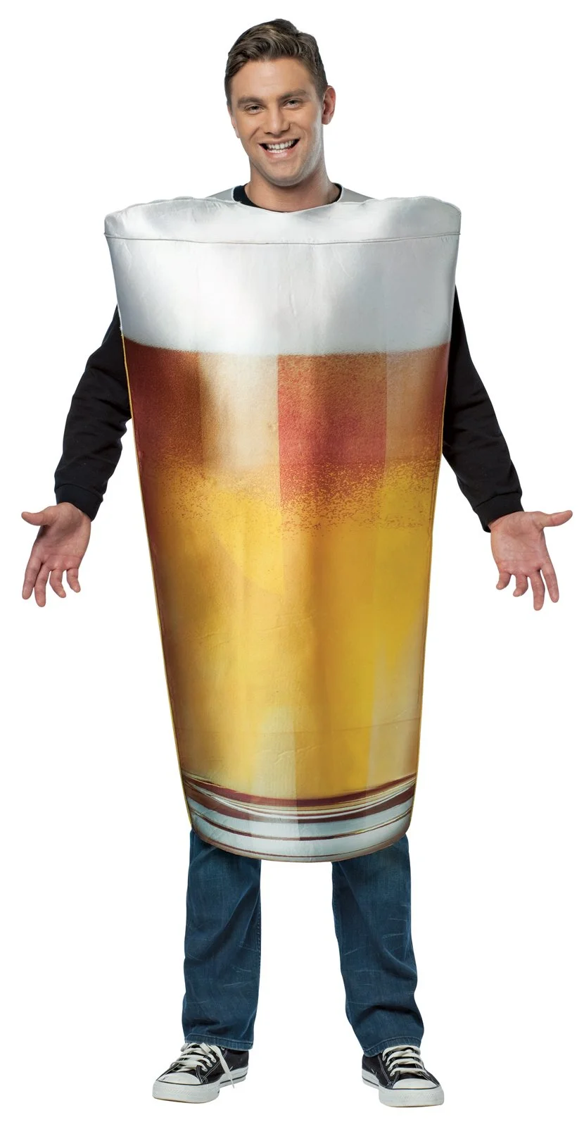 Pint Glass Adult Costume 1 Pint Glass Adult Costume