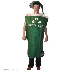 Go Green Recycle Bin Adult Costume