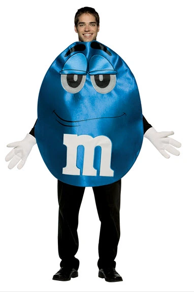 M&Ms Blue Deluxe Adult Costume 1 M&Ms Blue Deluxe Adult Costume